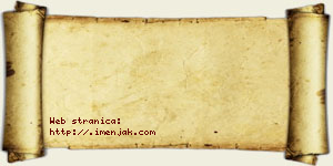 Una Stanojević vizit kartica